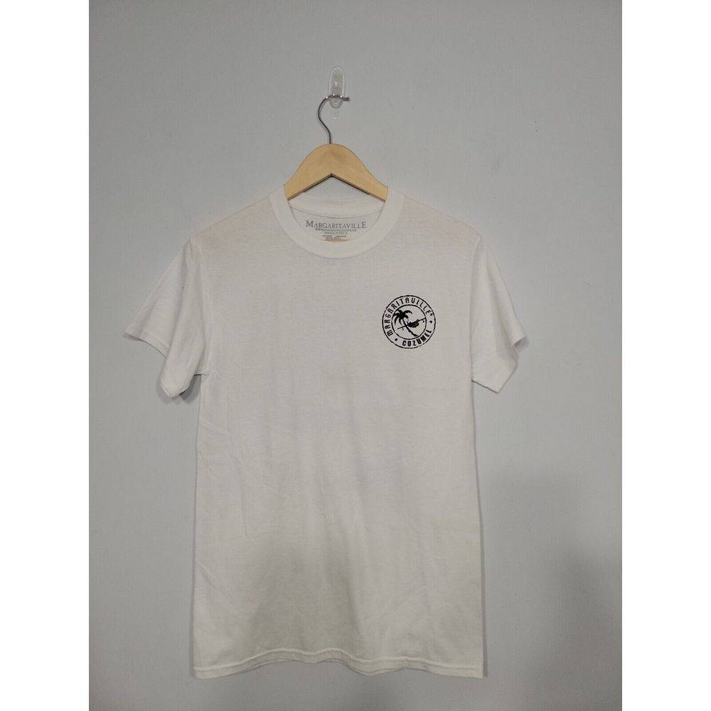Margaritaville Men's‎ T-Shirt Size Small White Shortsleeve